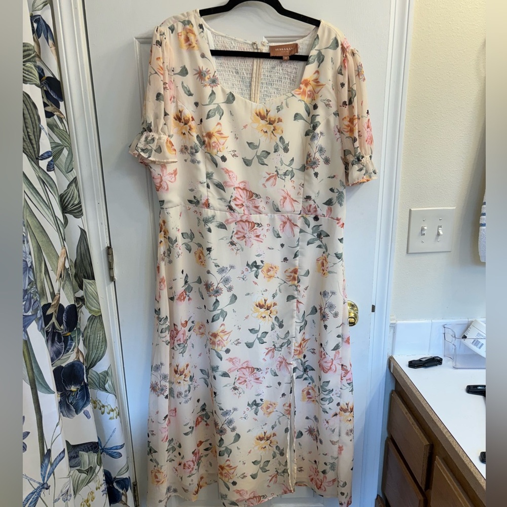 Jessa Kae Fluer Dress 2X